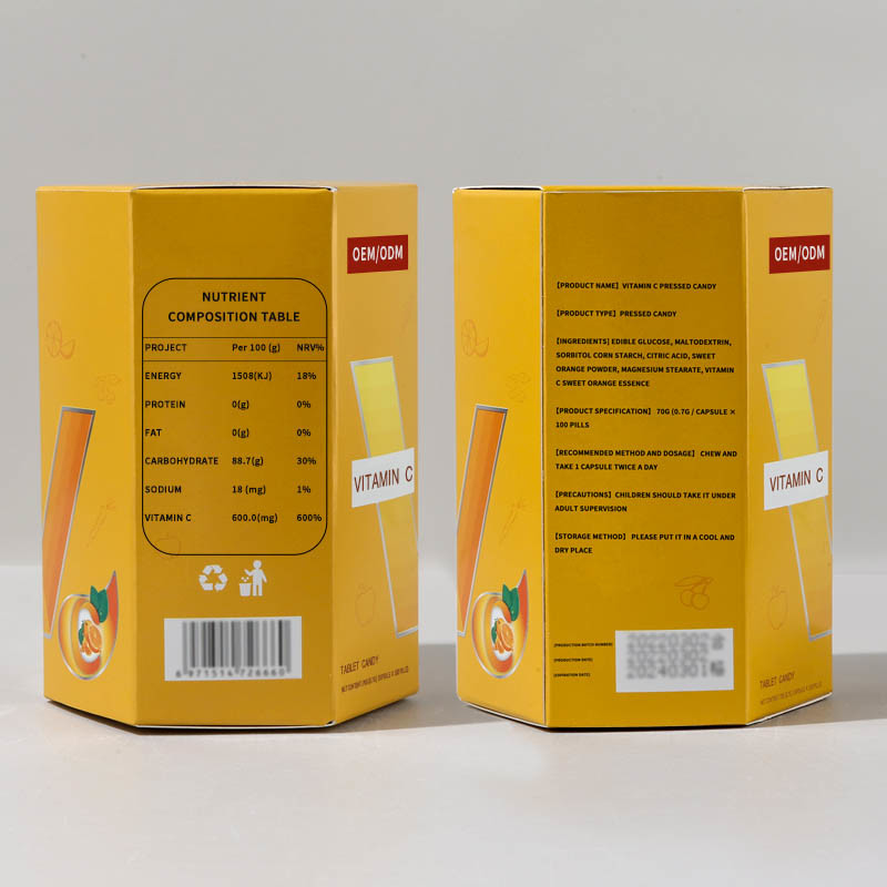 Caramelo de la vitamina C de Gummies de la vitamina de la biotina del vegano de la etiqueta privada para la inmunidad apoyada