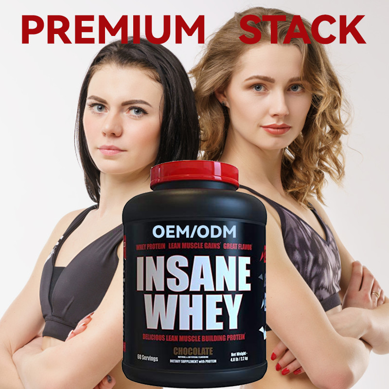 2.2g complementa la proteína a granel 100% del patrón oro del concentrado del aislante del polvo 80 de la proteína del OEM