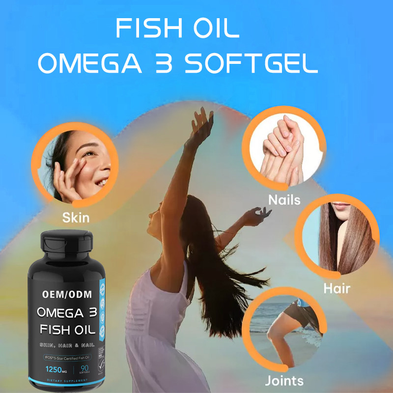 Corazón Brain Immune Support For Men del aceite de pescado del OEM MSDS Omega 3 y mujeres