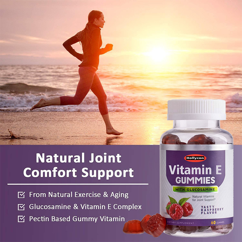 El sabor de encargo complementa la salud y la ayuda inmune Gummies del hueso de la vitamina E Gummies del OEM