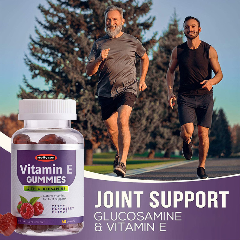 El sabor de encargo complementa la salud y la ayuda inmune Gummies del hueso de la vitamina E Gummies del OEM