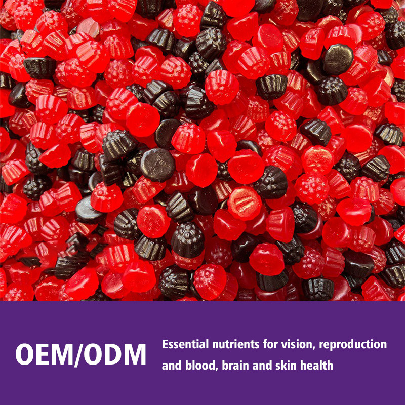 El sabor de encargo complementa la salud y la ayuda inmune Gummies del hueso de la vitamina E Gummies del OEM