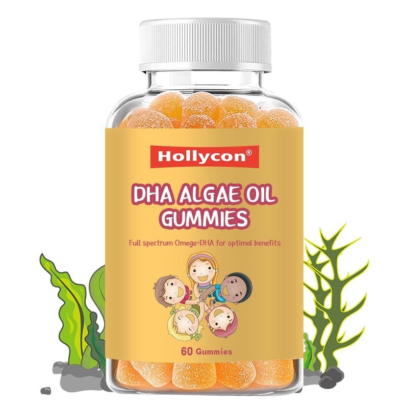 Las ALGAS de la nutrición DHA engrasan las píldoras del aceite de hígado de bacalao de Gummies EPA DHA gomosas para los niños adultos