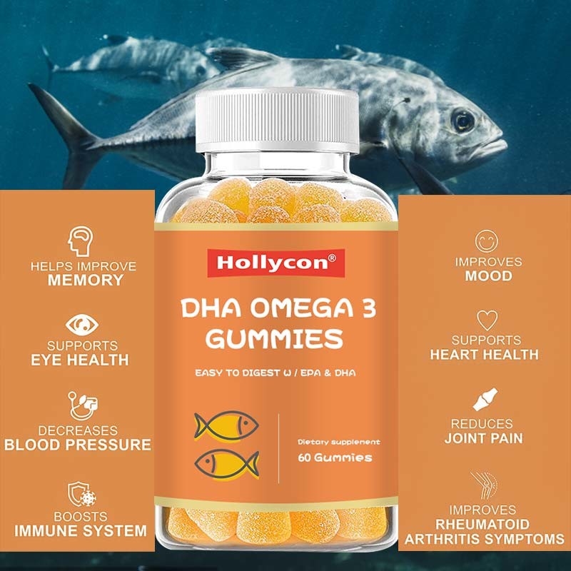 Omega 3 productos gomosos de la nutrición de las píldoras del aceite de hígado de bacalao de EPA DHA para los niños adultos
