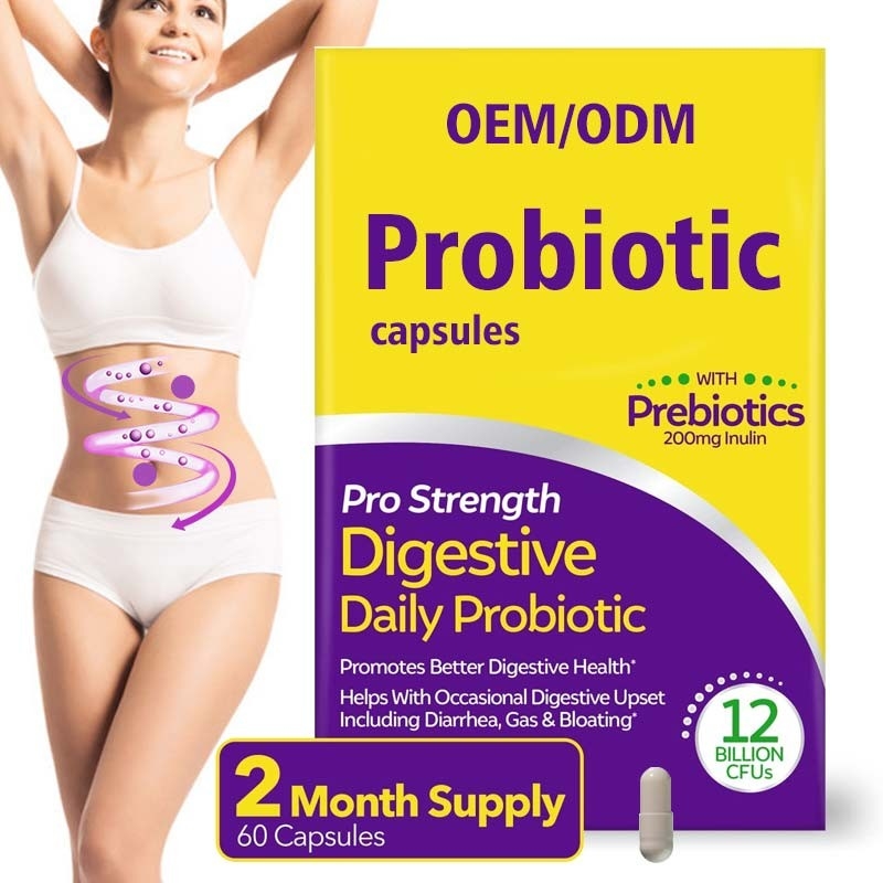 Suplementos gordos del cortador de Probiotics para de las mujeres de los hombres 60 de las cápsulas el gluten de GMO no libre