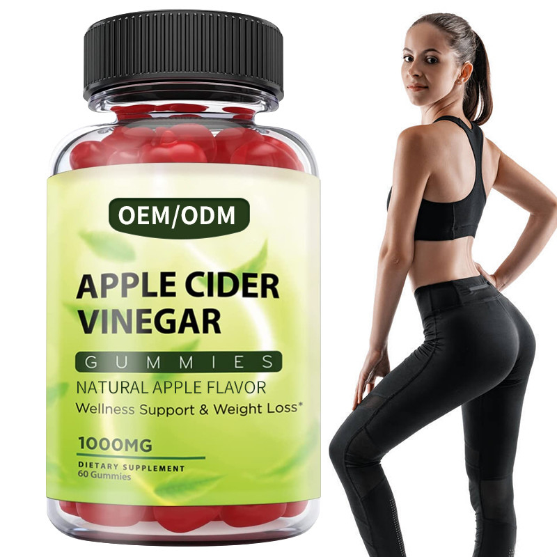 Vinagre de sidra de HACCP Apple Gummies con el Detox del control del metabolismo de la madre a ayudar a reducir la grasa obstinada del vientre