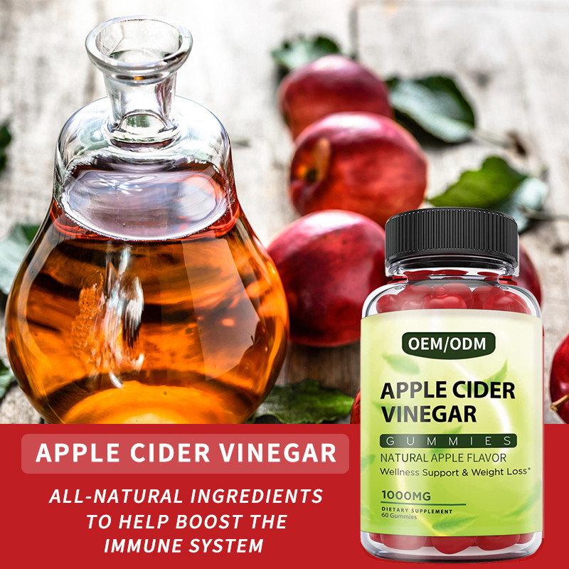 Vinagre de sidra de HACCP Apple Gummies con el Detox del control del metabolismo de la madre a ayudar a reducir la grasa obstinada del vientre