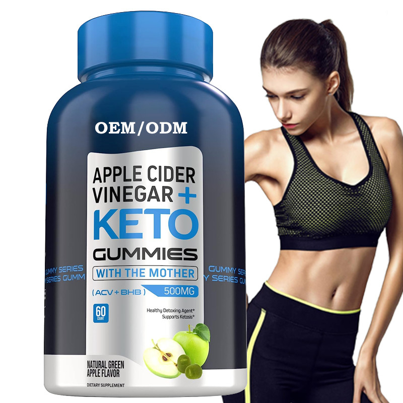 ACV Keto Gummies de Garde de la comida con el vinagre de sidra de la madre BHB Apple Sugar Free For Energy