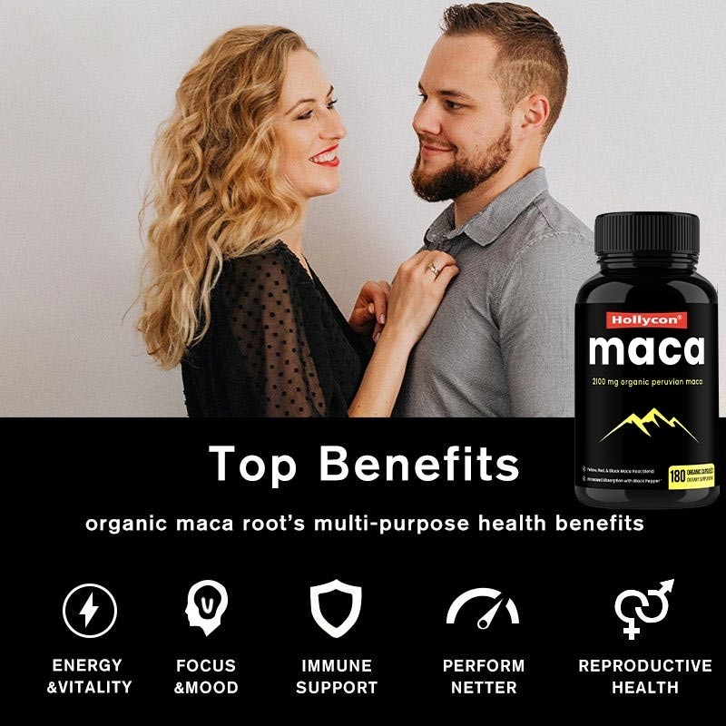 HACCP complementa las cápsulas orgánicas de la raíz de Maca de la energía del alza del OEM para las mujeres de los hombres