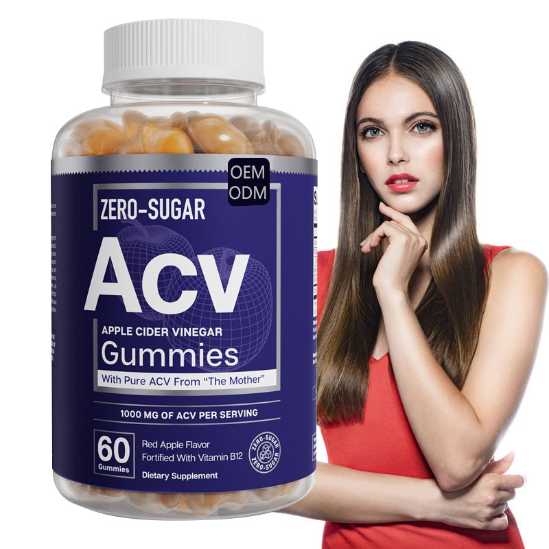 Vinagre de sidra orgánico de Apple de la pérdida de peso de la ayuda del ACV Gummies del ODM B12 500mg