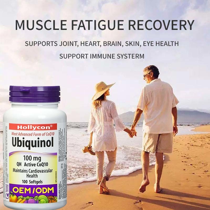 La coenzima cardiovascular Q10 Softgel de la salud C Ubiquinol de la ayuda del suplemento de la atención sanitaria del OEM encapsula para el corazón sano Q10