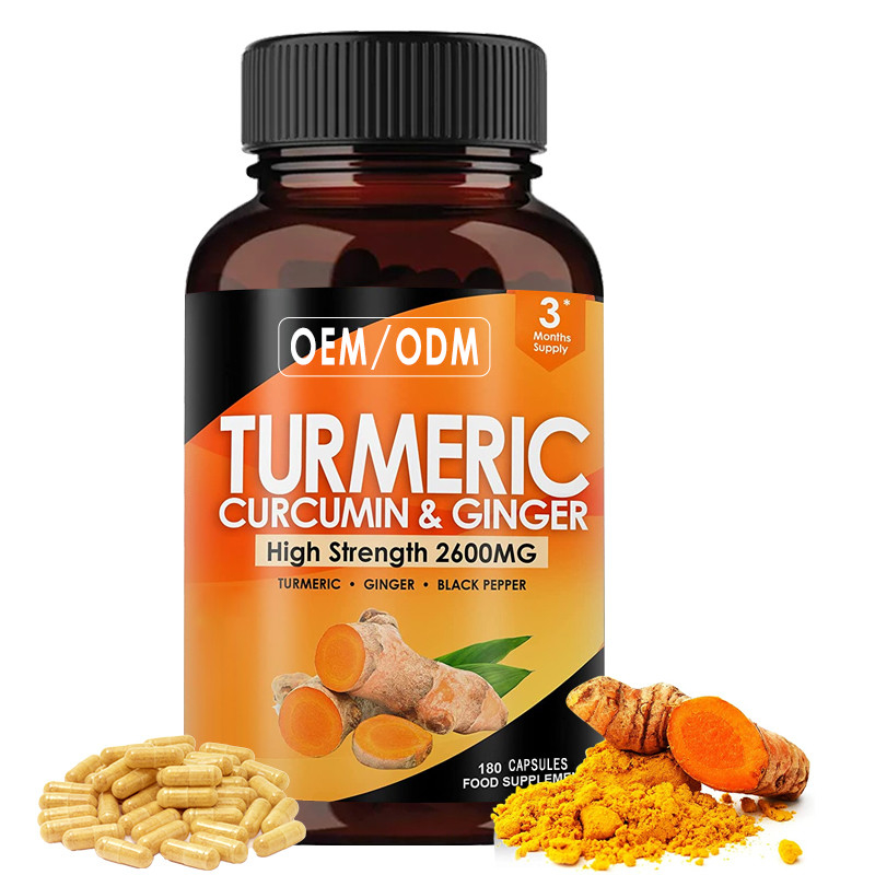 Apoyo conjunto OEM con pimienta negra para el apoyo inmune Curcuma Suplementos de curcumina