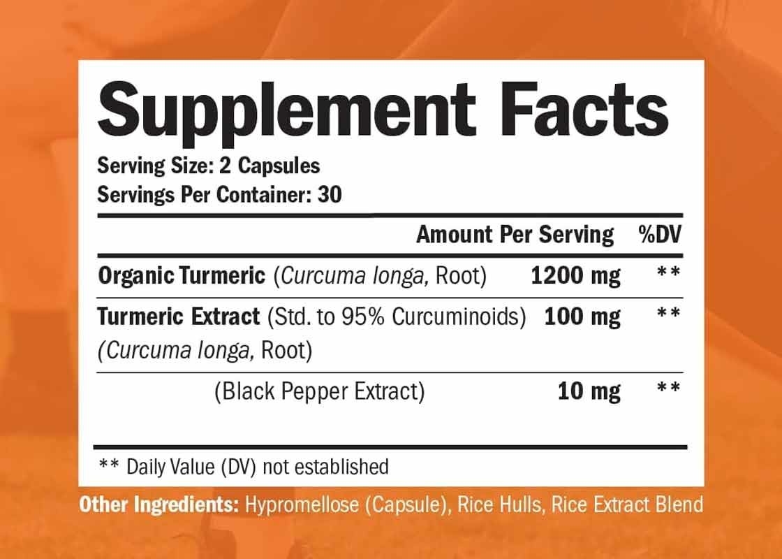 Suplementos de MSDS OEM Curcuma Curcumina Extracto de pimienta negra Capsula ayuda a mantener la salud de las articulaciones y el apoyo inmunológico