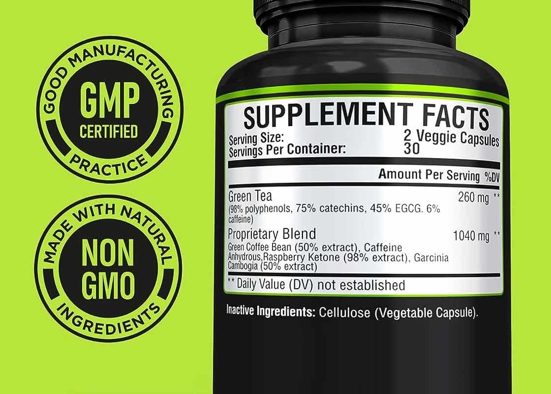 HALAL extracto de té verde cápsula suplementos dietéticos ayuda a controlar el apetito suprimir el hambre cápsulas adelgazantes