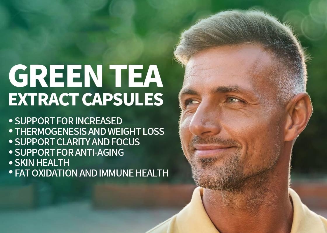 60pcs extracto de té verde cápsulas apoyo para aumentar la termogénesis píldoras de pérdida de peso