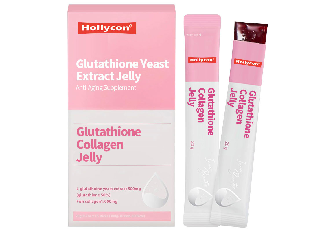 ODM Glutatión Jelly de colágeno Apoyo para la salud de la piel Suplemento antienvejecimiento Glutatión Jelly de extracto de levadura