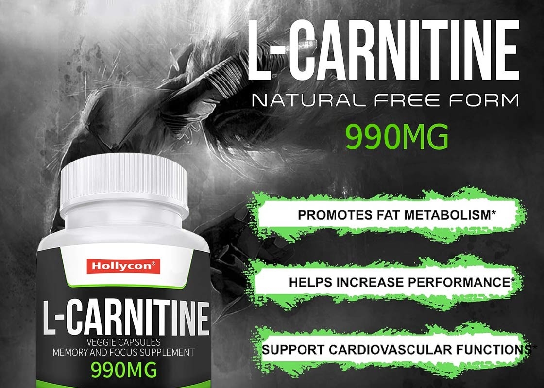 L-carnitina cápsula 200 píldoras ayuda a quemar grasa cápsulas de vegetales apoya