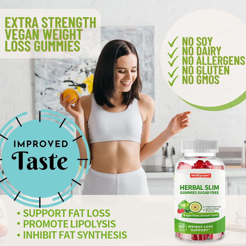 Personalizar Herbal Slim Gummies Azúcar libre de pérdida de peso Gummies de vinagre de sidra de manzana Garcinia Cambogia Diet Gummy