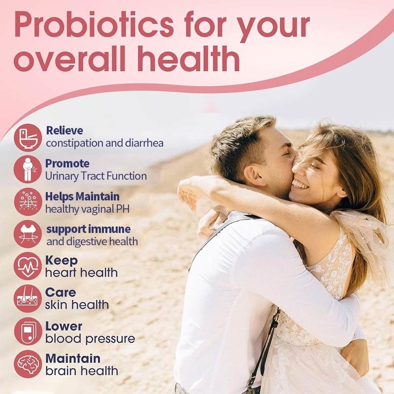 OEM Mujeres Probiótico con D-Mannosa y arándanos para el tracto urinario salud intestinal digestiva prebióticos y probióticos en polvo