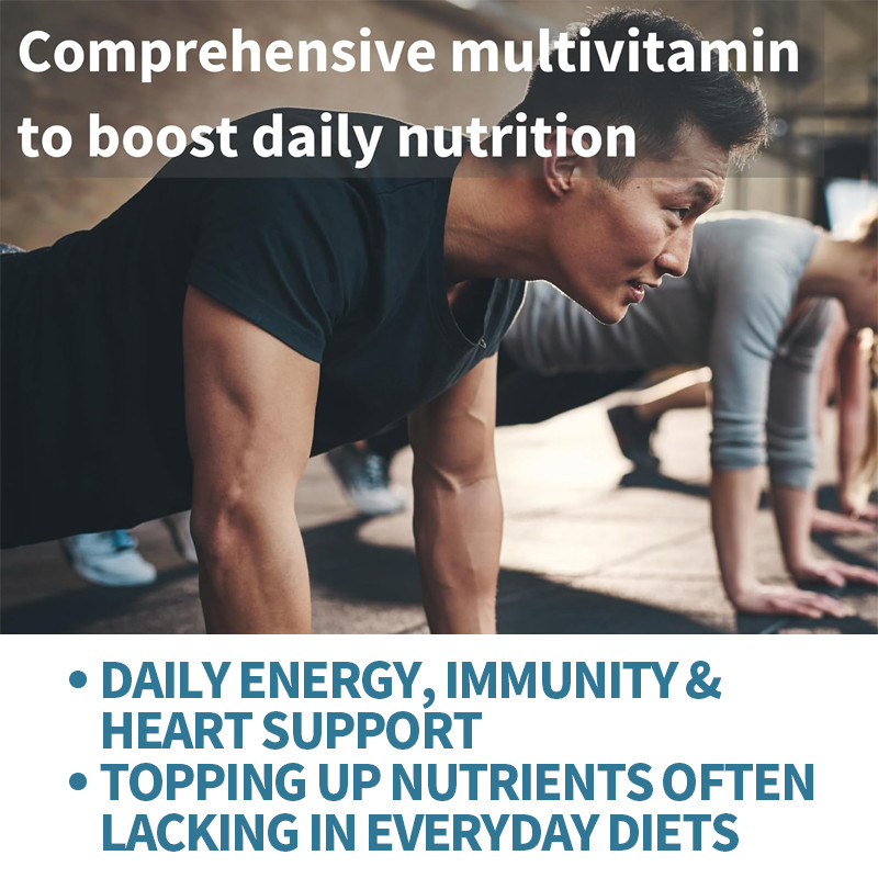 Multivitaminas avanzadas personalizadas para hombres Vitaminas B metiladas MTHFR Suplemento diario de vitaminas y minerales para veganos