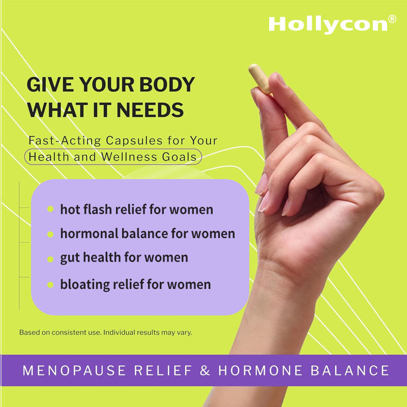 OEM& ODM Equilibrio hormonal Salud intestinal para mujeres Cápsulas de salud para aliviar la menopausia