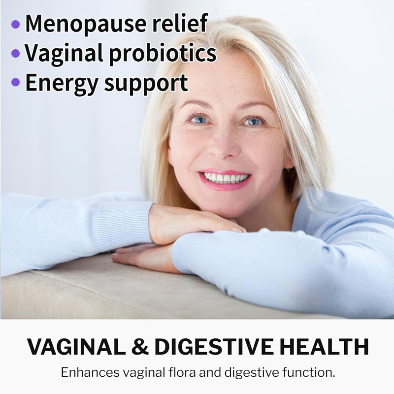 OEM& ODM Equilibrio hormonal Salud intestinal para mujeres Cápsulas de salud para aliviar la menopausia