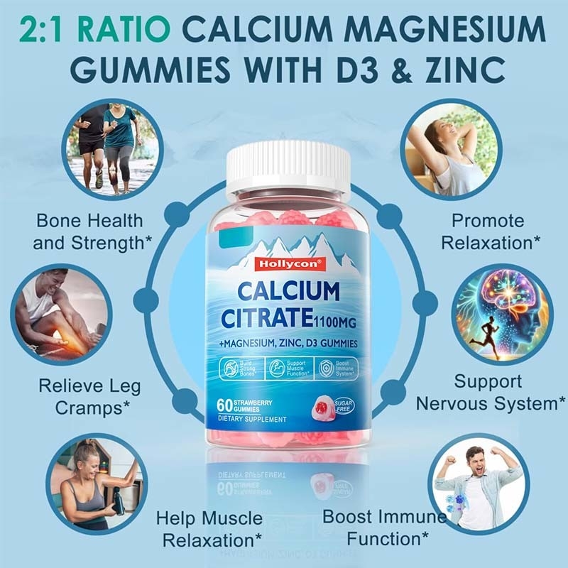 Apoyo OEM Huesos Músculo Salud Inmune Vitamina D3 para adultos