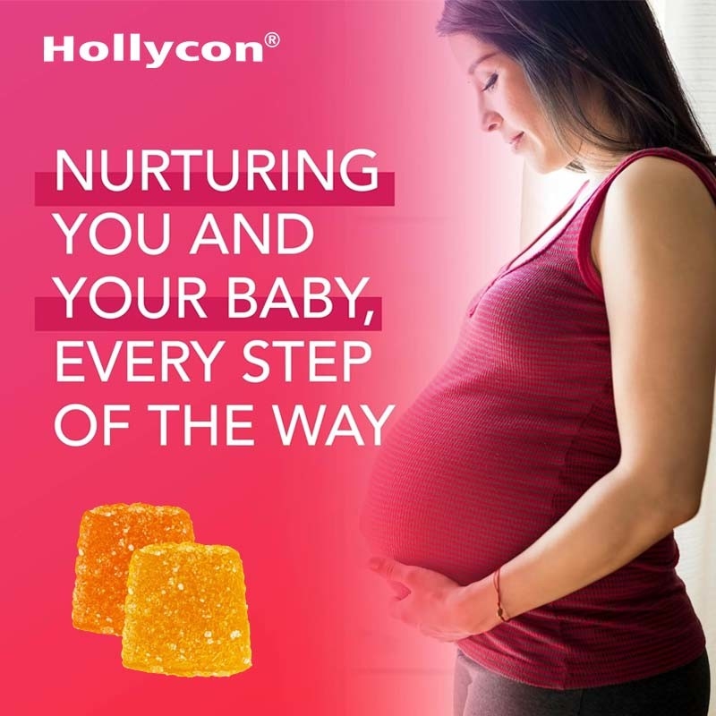 OEM DHA Folato Vitamina B C D Para el apoyo fetal y neuronal Embarazo Gomitas prenatales