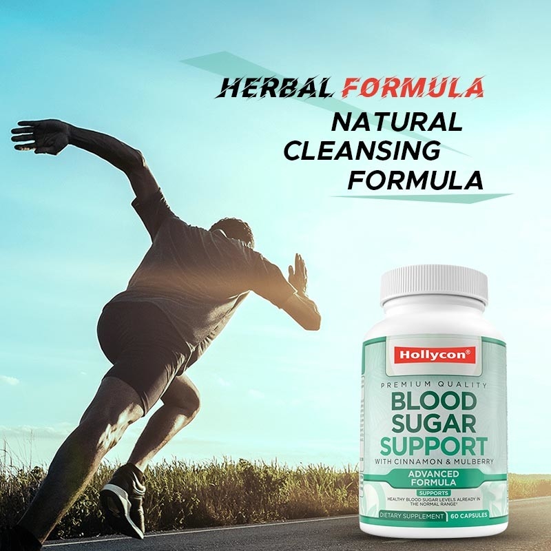 OEM Suplemento de apoyo del azúcar en la sangre normal Canela Melón amargo Morera Zinc Biotina Vitamina Suplemento de hierbas