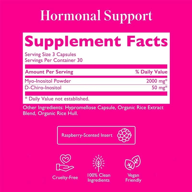 OEM Apoyo ovárico Vitaminas Equilibrio hormonal para mujeres Vitaminas ováricas Cápsulas