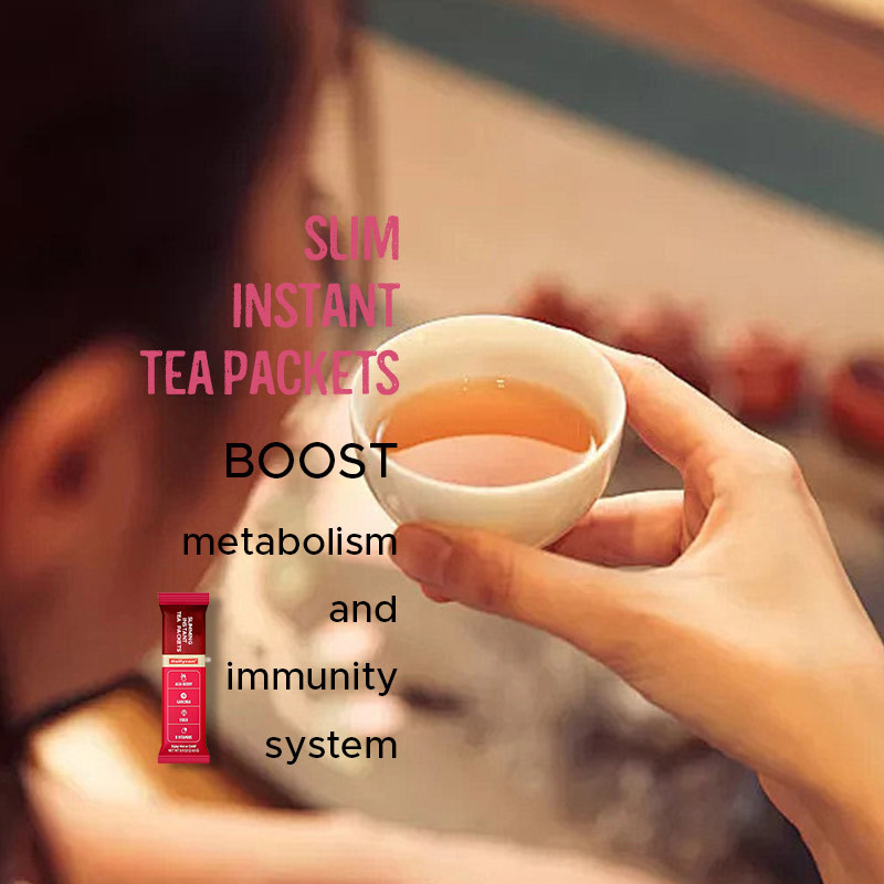 Envases de té instantáneo para adelgazar para apoyar la dieta té oolong vitaminas Garcinia en movimiento palos instantáneos