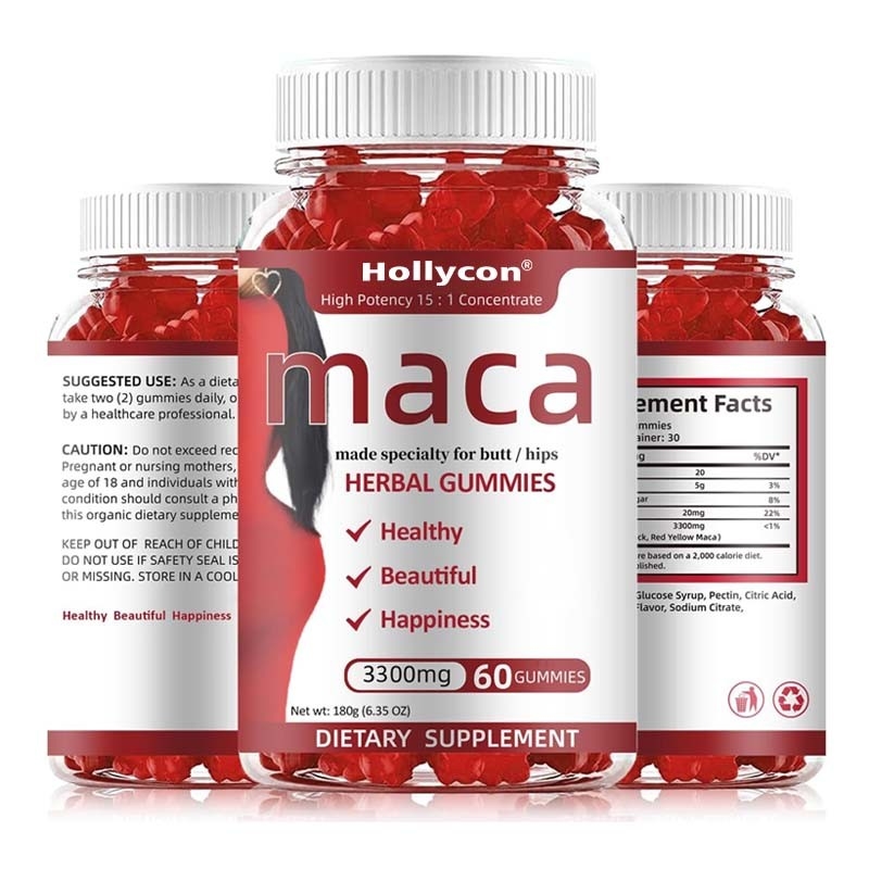 Apoyo inmunológico y equilibrio hormonal para mujeres Maca Root Gummies