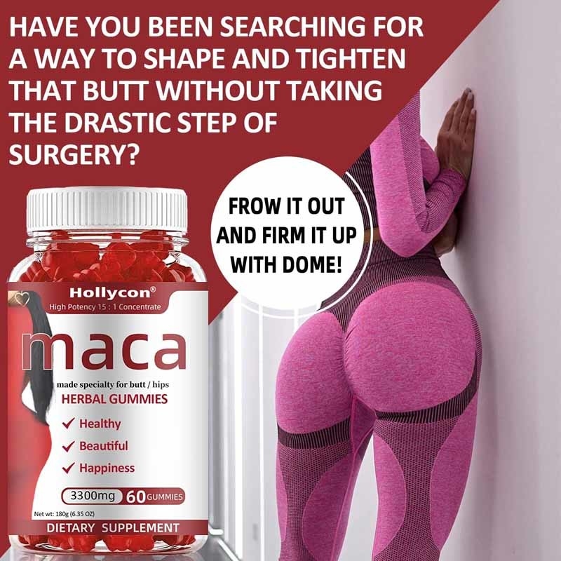 Apoyo inmunológico y equilibrio hormonal para mujeres Maca Root Gummies