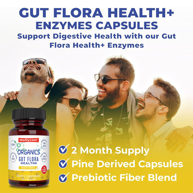 OEM Productos orgánicos Flora intestinal Enzimas saludables Probióticos Bioma intestinal saludable Apoyo digestivo