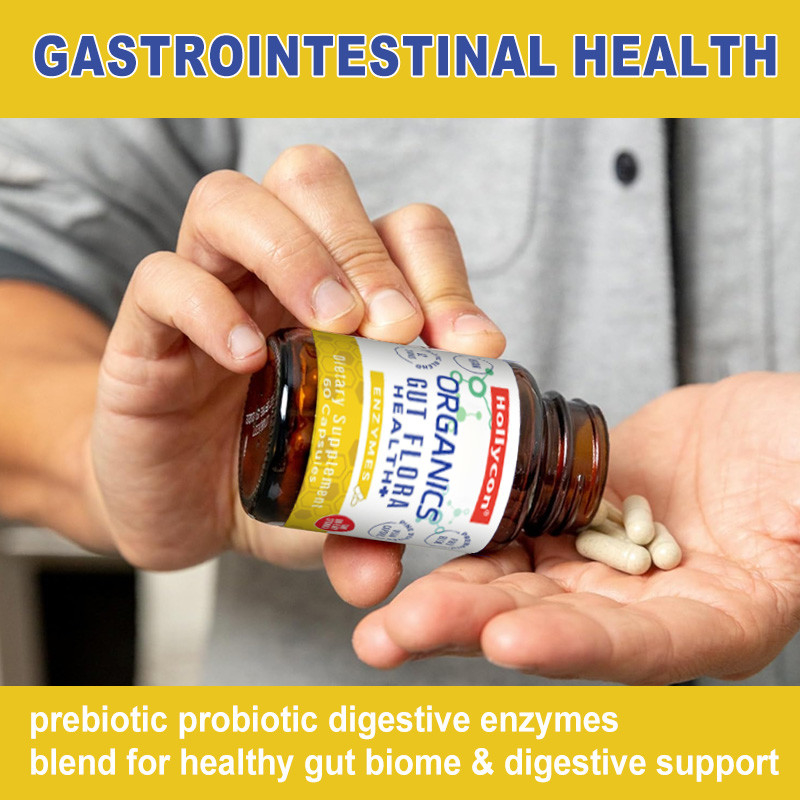 OEM Productos orgánicos Flora intestinal Enzimas saludables Probióticos Bioma intestinal saludable Apoyo digestivo
