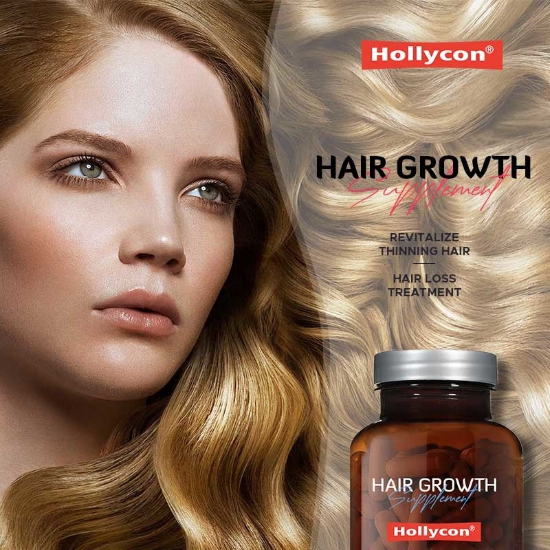 Fabricante Suplemento para el crecimiento del cabello Recrecimiento del cabello para cabello más grueso Cabello más pleno Prevenir la pérdida del cabello