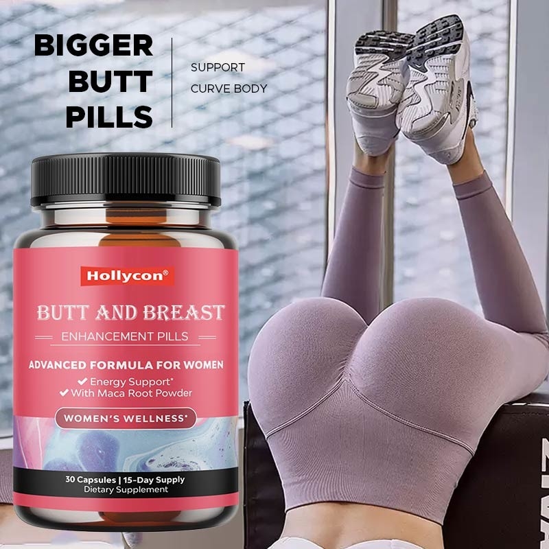 Píldoras para aumentar el tamaño de los pechos de los glúteos Apoyo corporal Curvas Saw Palmetto Horny Goat Weed
