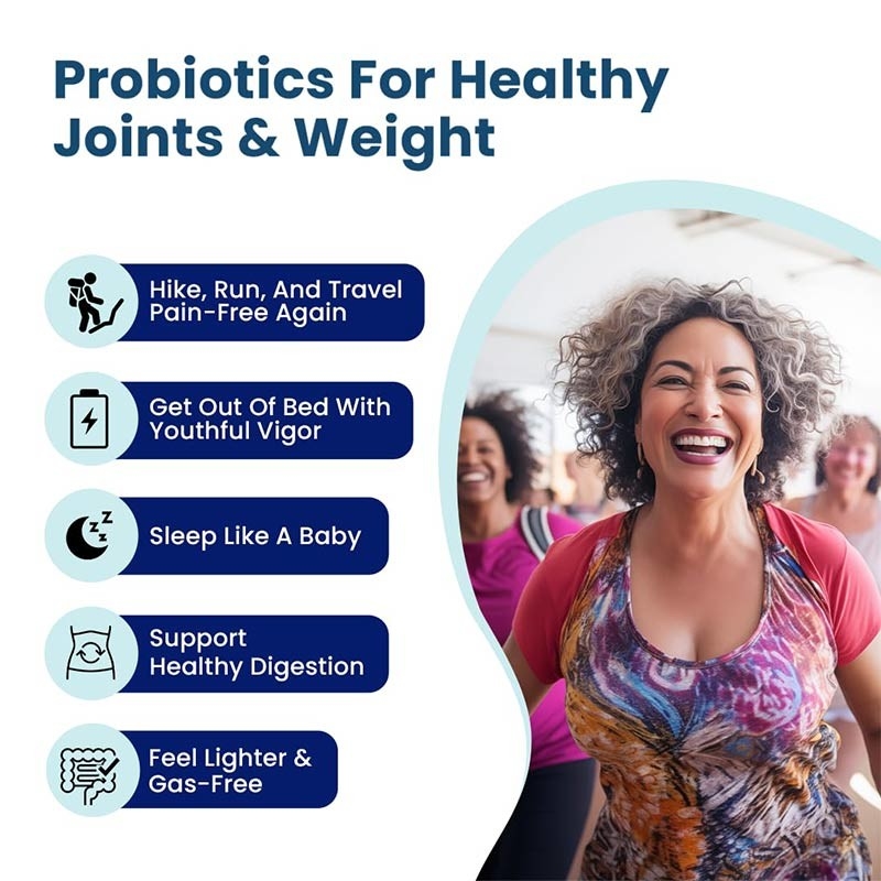 Productos para la menopausia Probióticos para mujeres Polvo de moringa ayuda a perder peso Cápsulas para adelgazar