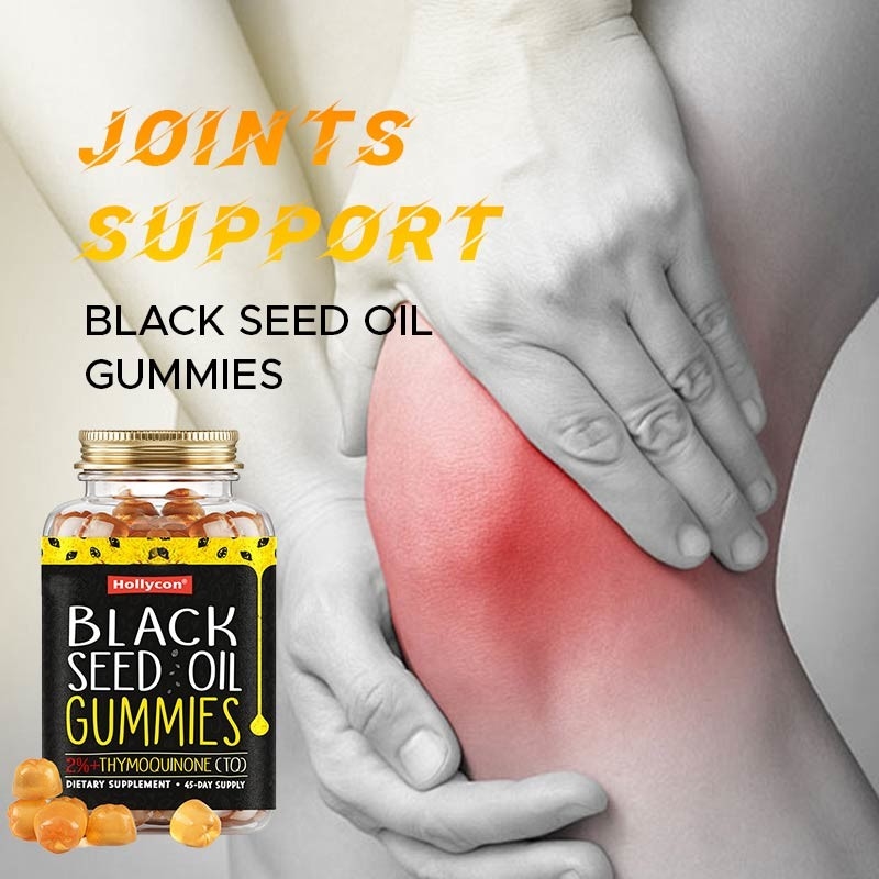 Aceite de semillas negras de goma para las articulaciones de apoyo 500 mg Aceite de semillas negras de goma