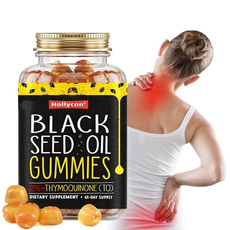 Aceite de semillas negras de goma para las articulaciones de apoyo 500 mg Aceite de semillas negras de goma