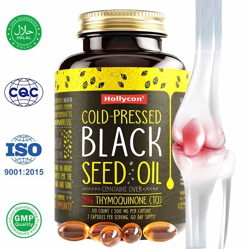 Aceite de semilla de comino negro Softgels 1000mg Aceite de semilla de comino negro para el apoyo inmunológico