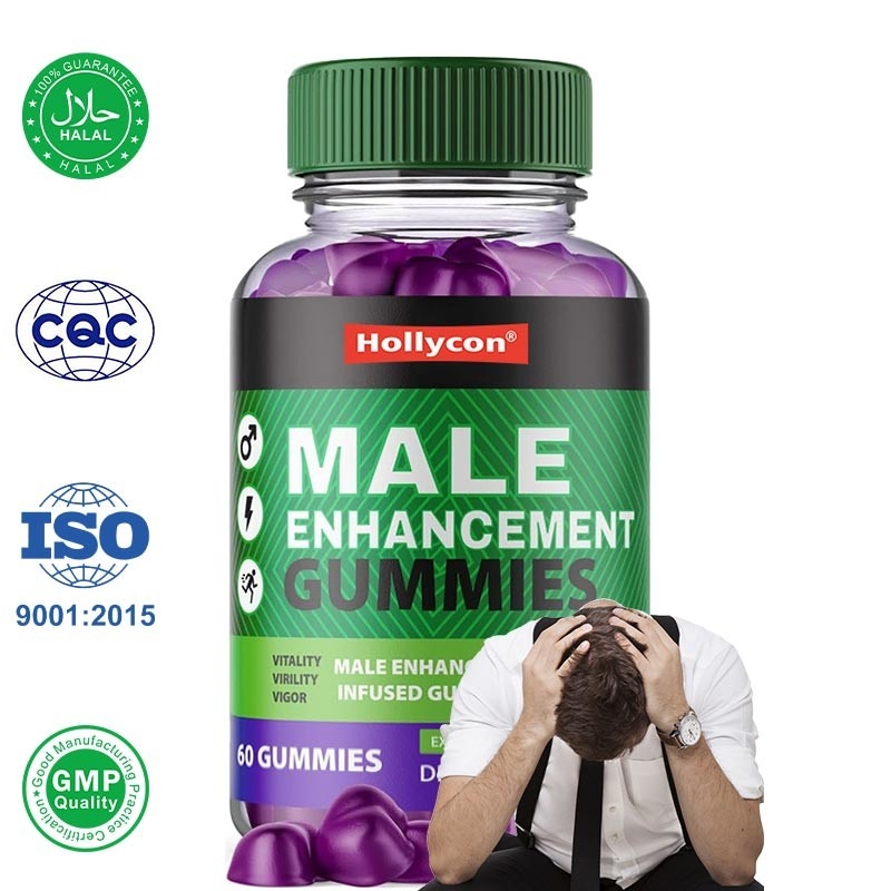 El hombre mejora las gomas de la fábrica de OEM aumentar el suplemento de Testo Horny Goat Weed Gummies