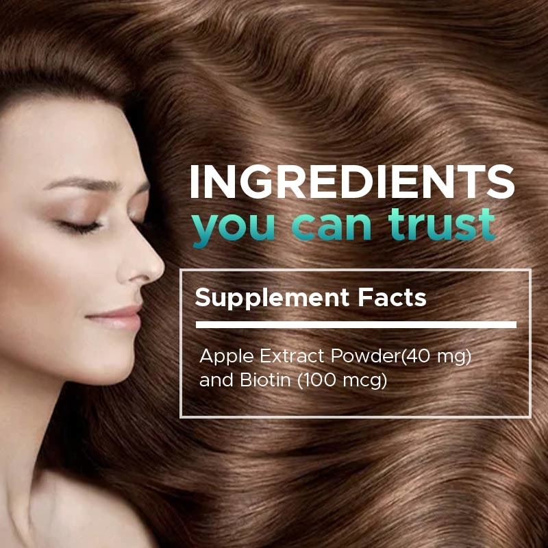 Suplemento para el crecimiento del cabello para hombres y mujeres