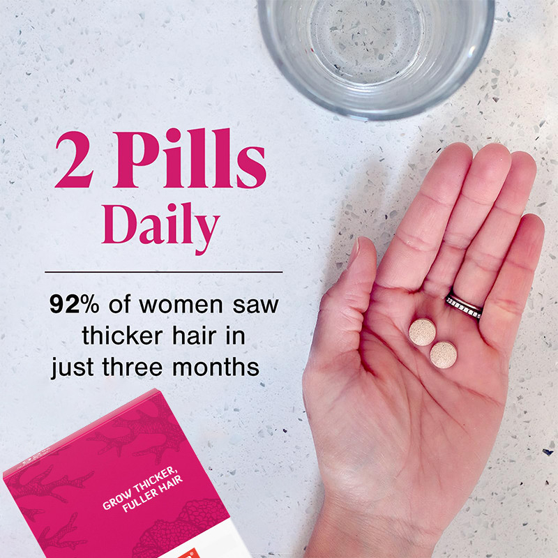 Comprimidos para el crecimiento del cabello 120mcg Biotina Producto para el crecimiento del cabello