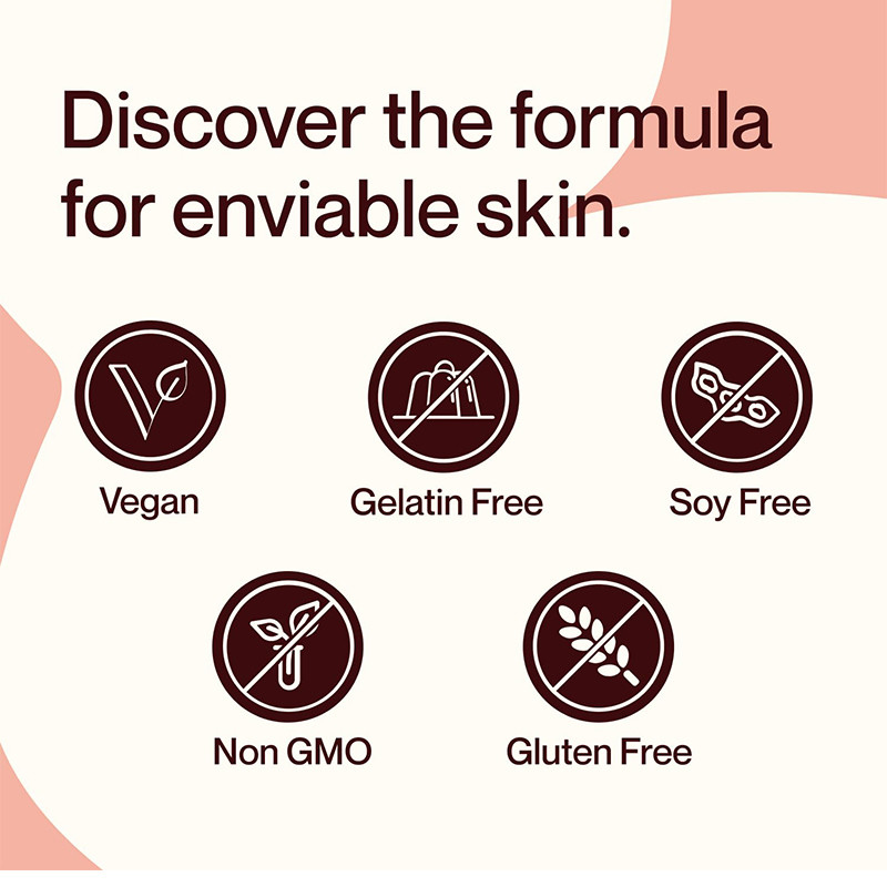 Retinol para la piel gomas con biotina para la piel brillante cabello y uñas antienvejecimiento