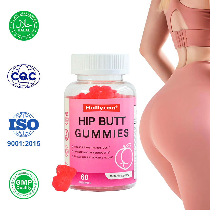 OEM Hip Butt Gummies para mujeres Suplemento para mejorar el glúteo para el levantamiento del glúteo