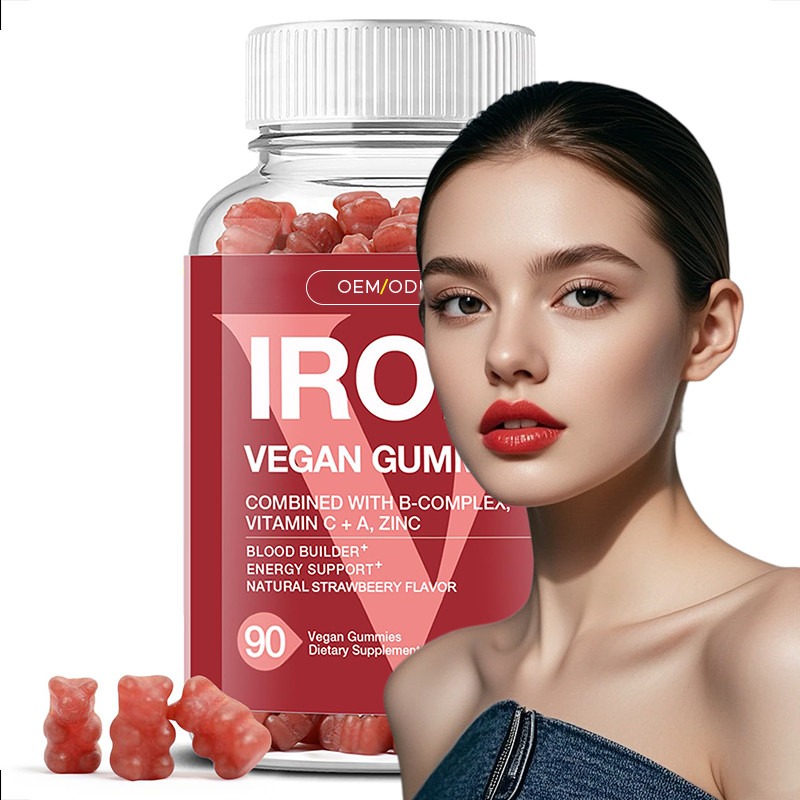 Chicle de hierro para hombres y mujeres Chicle de hierro vegetariano para células rojas