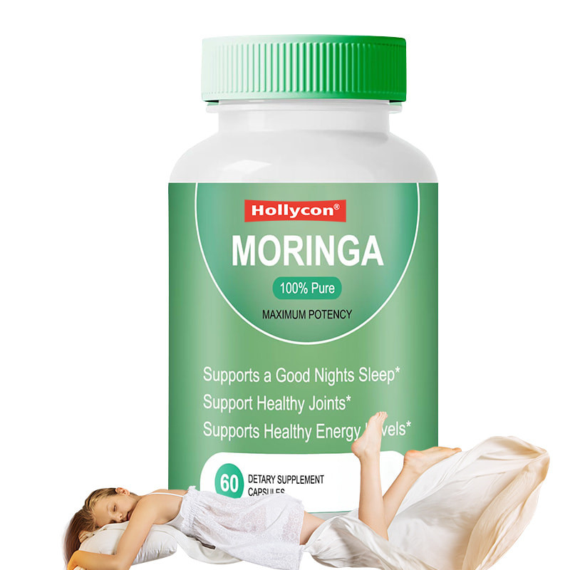 Moringa en polvo cápsulas 6000mg Moringa Oleifera mezcla exclusiva para el apoyo articular