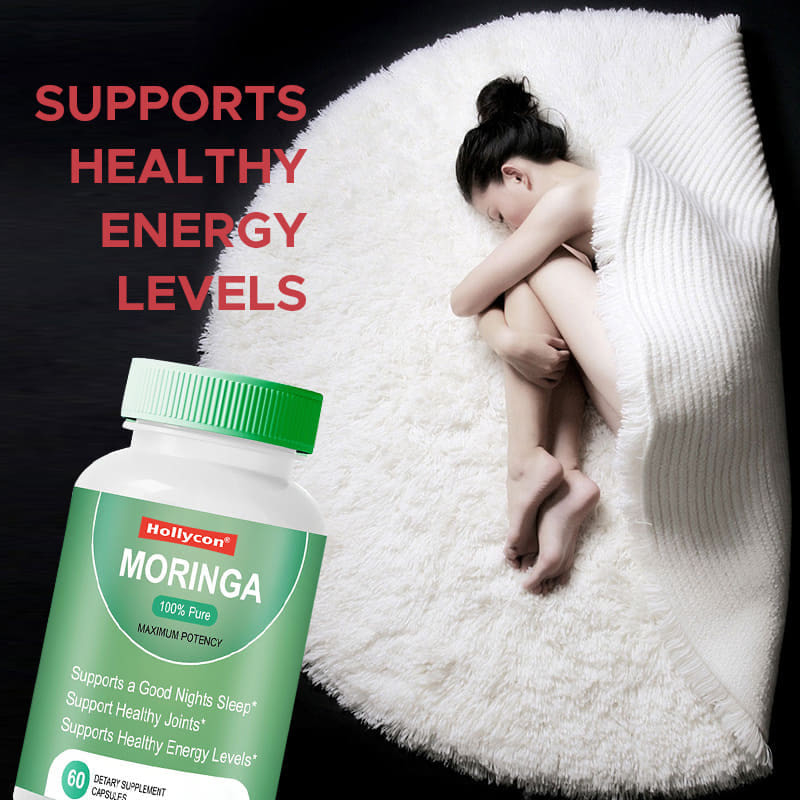Moringa en polvo cápsulas 6000mg Moringa Oleifera mezcla exclusiva para el apoyo articular