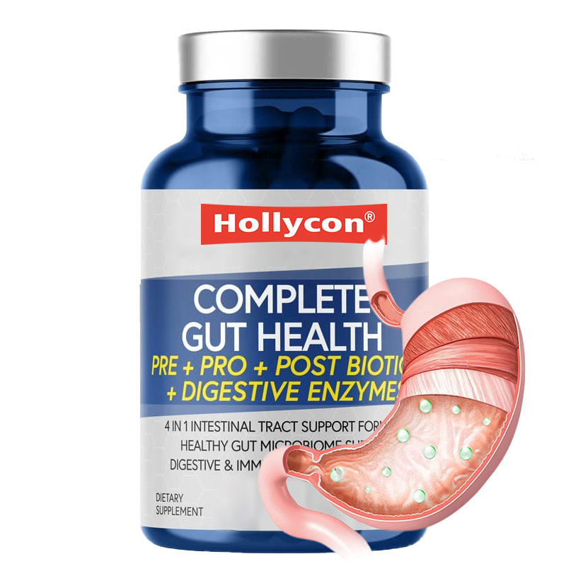 Probióticos de fábrica para mujeres y hombres Enzimas digestivas Cápsulas Suplemento de salud intestinal